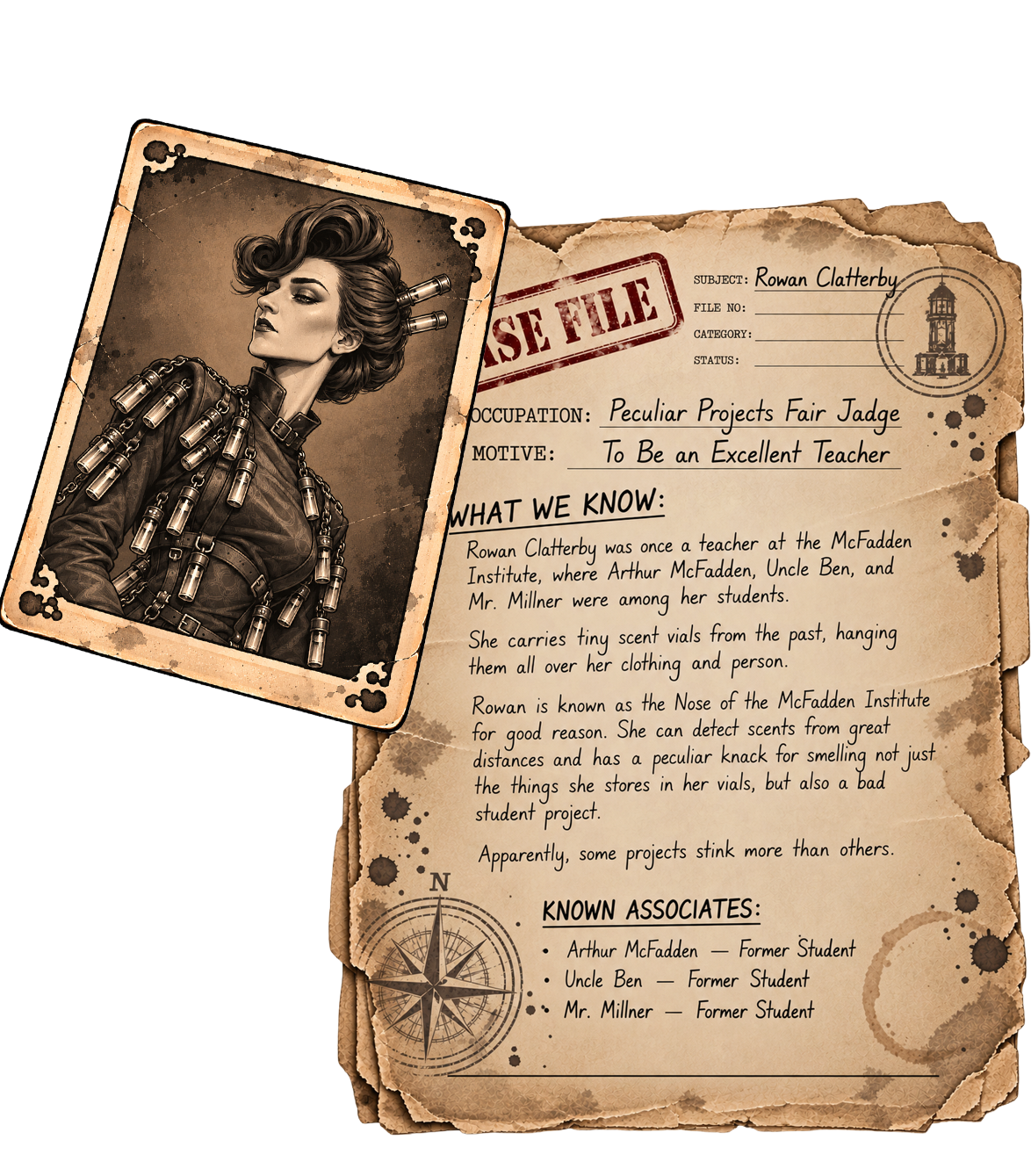 Rowan Clatterby case file